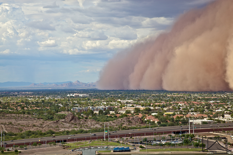 Haboob (Dust Storm) in Phoenix