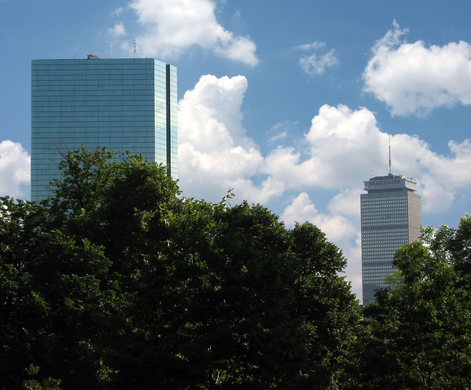 The John Hancock and Prudential Buildings