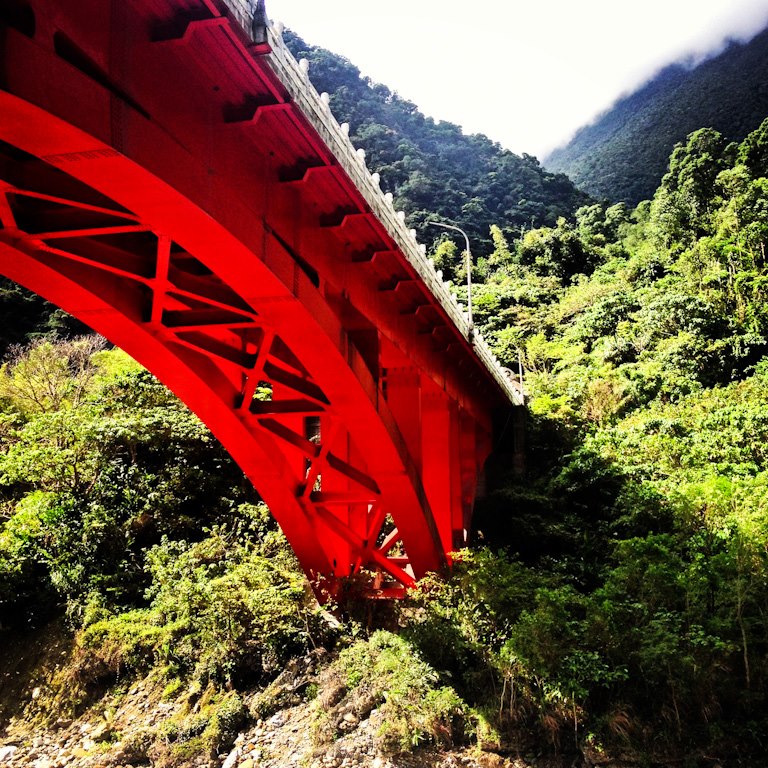 Bridge in Taroko Gorge