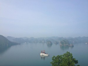 View of the Jasmine from a top Ha Long Bay
