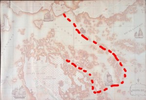 The route we traversed